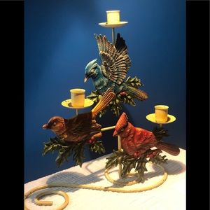 Candle  Christmas Birds SMITHSONIAN INSTITUTION